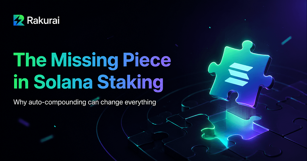 The Missing Piece in Solana Staking And Why Auto-Compounding Can Change Everything
